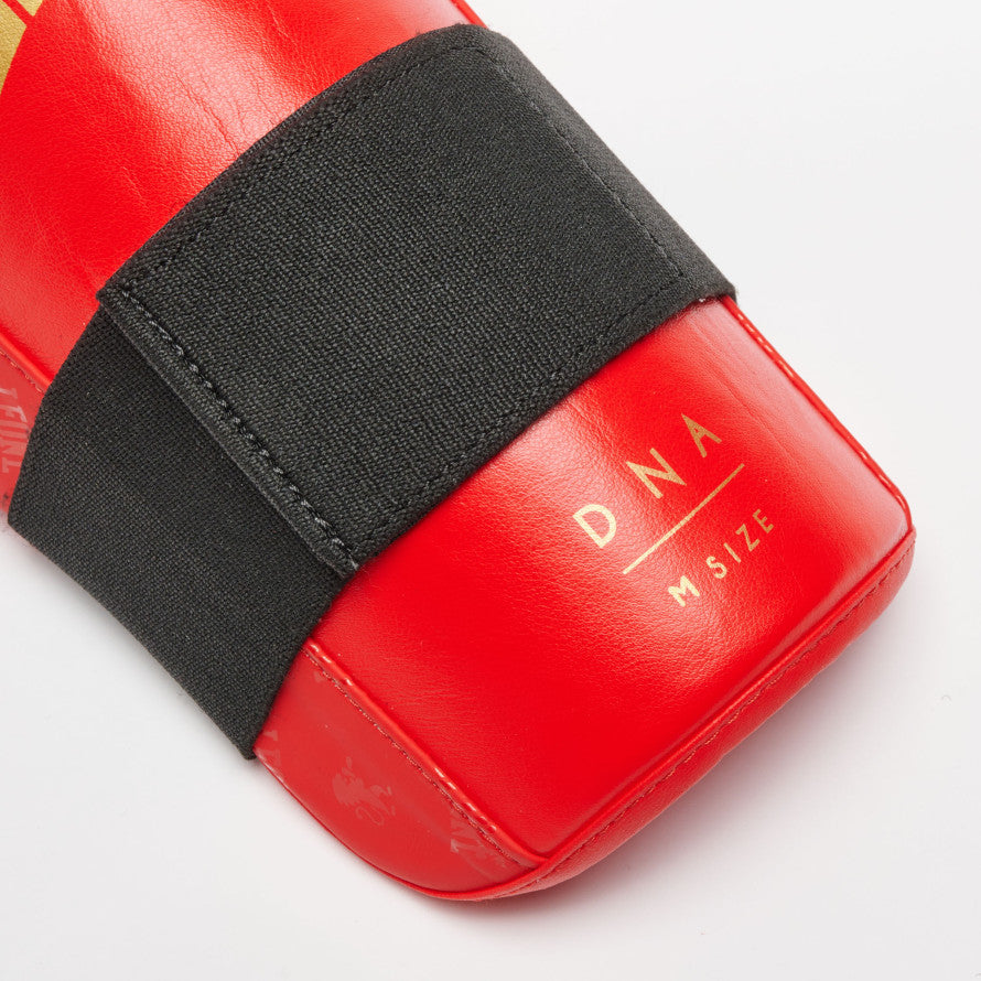 Espinillera de contacto completo para boxeo con patadas Leone DNA