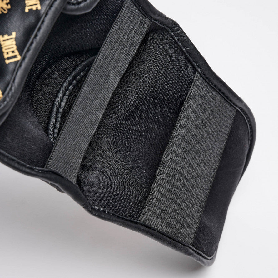 Espinillera Leone DNA Muay Thai Boxeo con Patadas