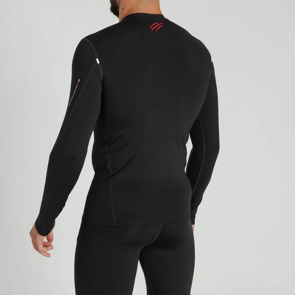 Vue arrière du rashguard Leone Primal Instinct noir avec panneaux ventilés