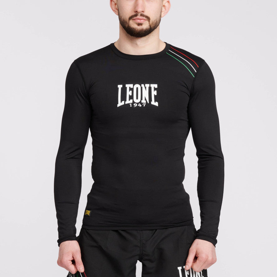 Camiseta ajustada de manga larga MMA Leone Bandera