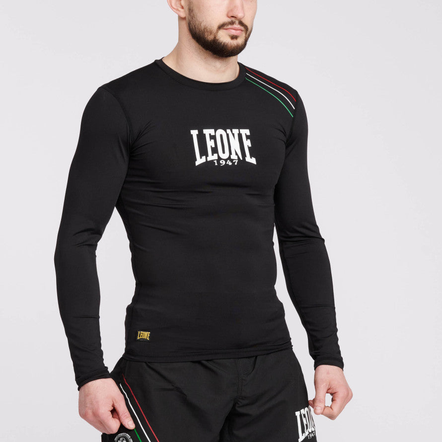 Camiseta ajustada de manga larga MMA Leone Bandera