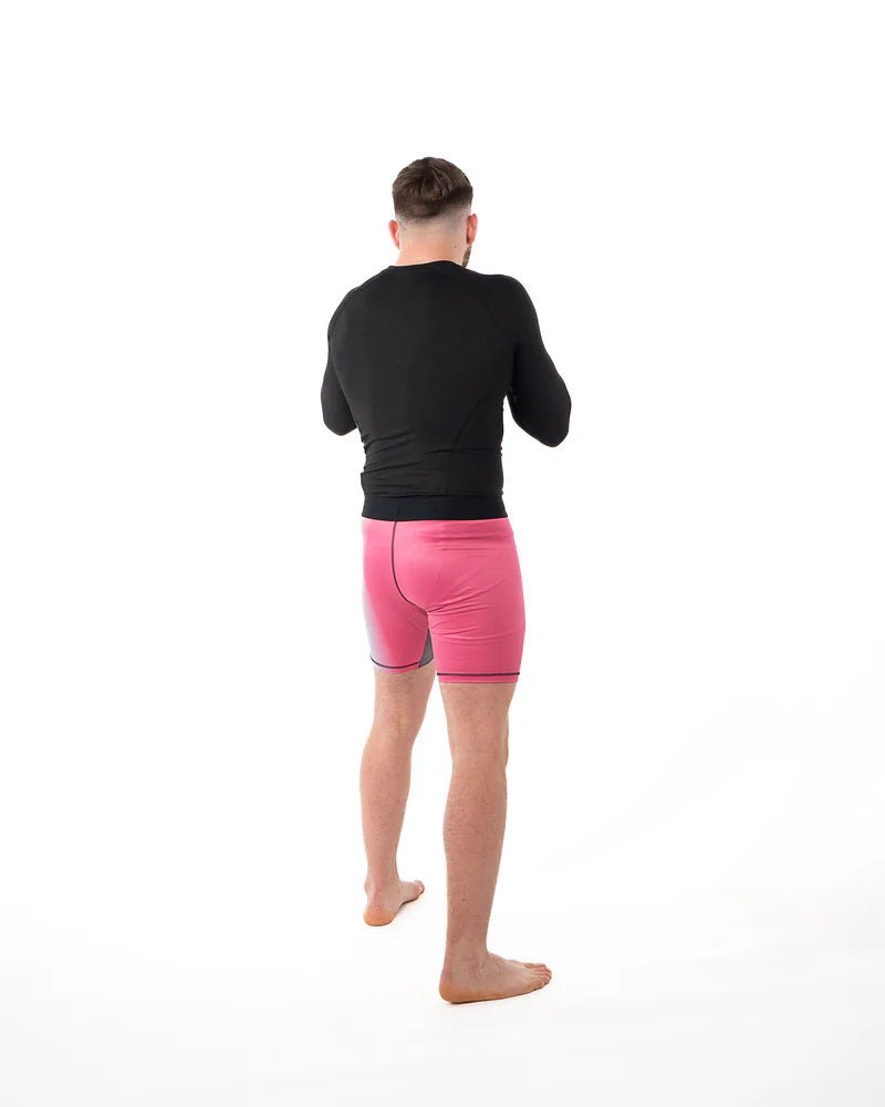 Rashguard vue arrière manches longues Metal Boxing Miami Vibe protection complète des bras