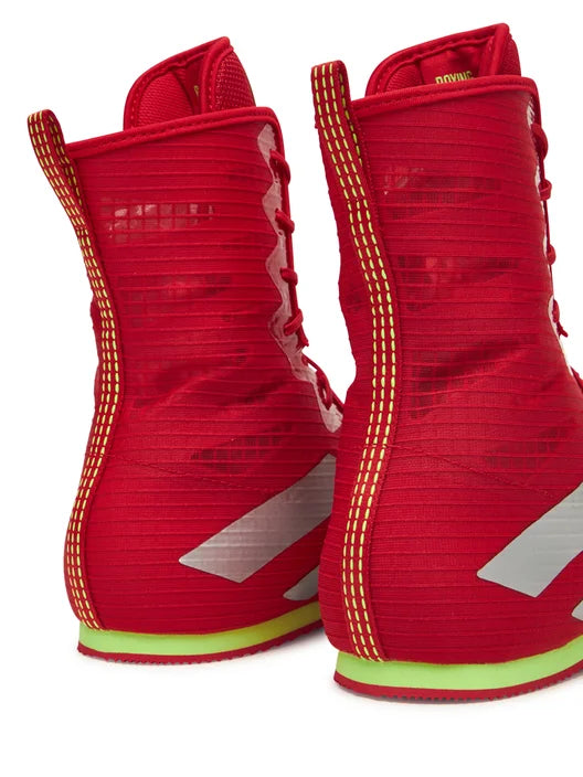 Zapatos de Boxeo Adidas Box Hog 4 Rojo Plateado