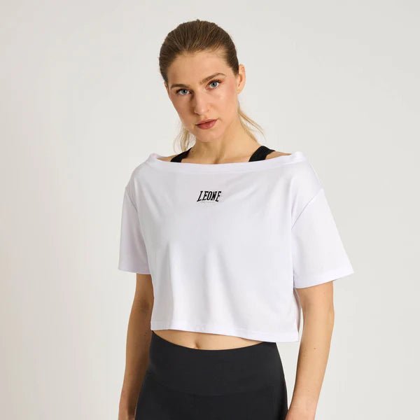 T-Shirt Corta Leone Donna Logo Tecnica - Fight Club Store