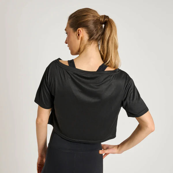 T-Shirt Corta Leone Donna Logo Tecnica