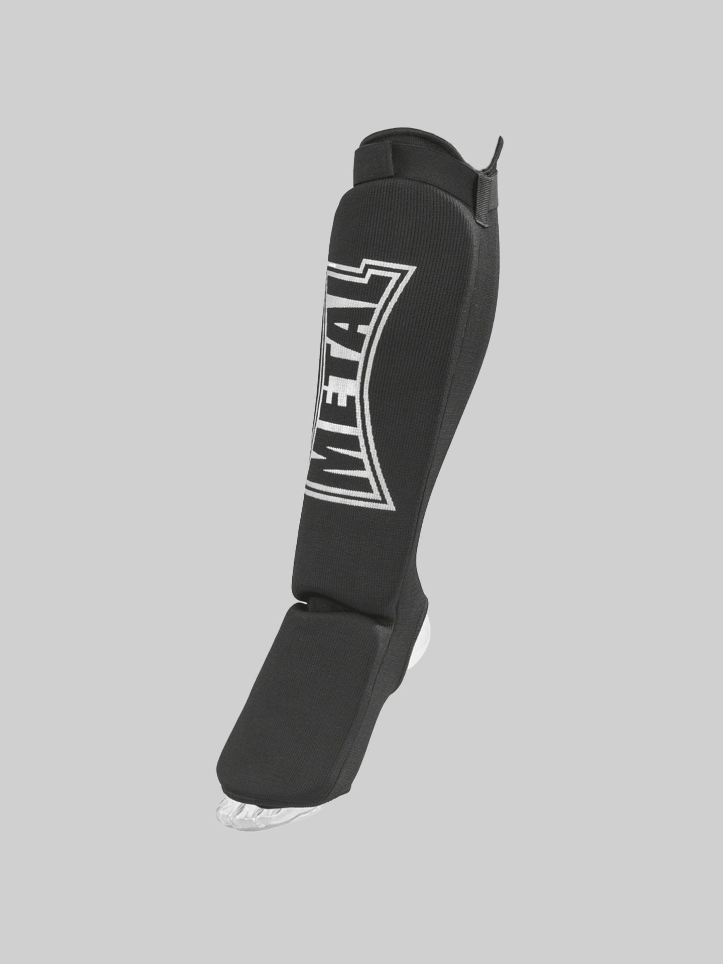 Schienbeinschoner mit Fußschutz als Socke Metal Boxe aus Baumwolle