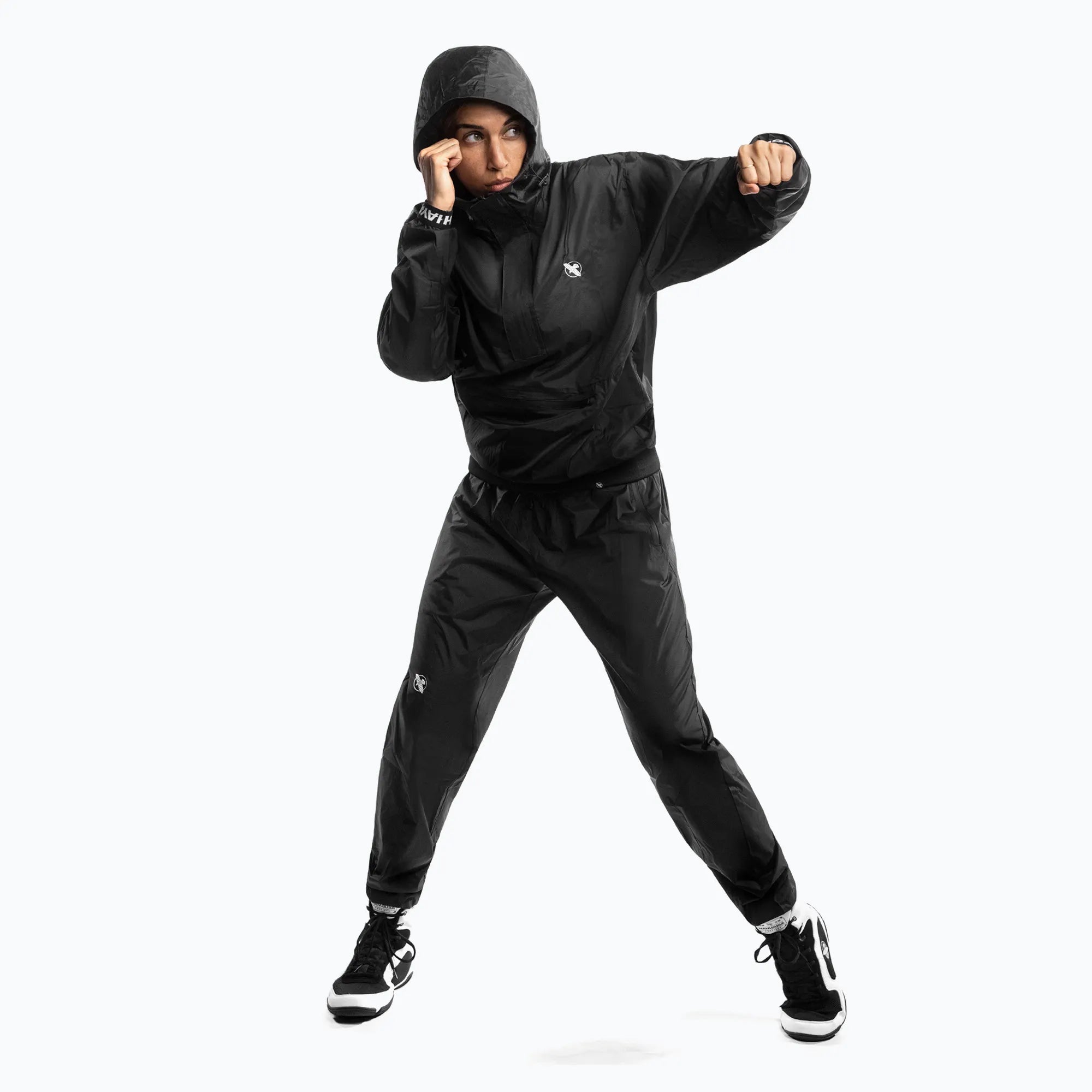 Combinaison Sauna Hayabusa avec Capuche | Combinaison de Transpiration Professionnelle