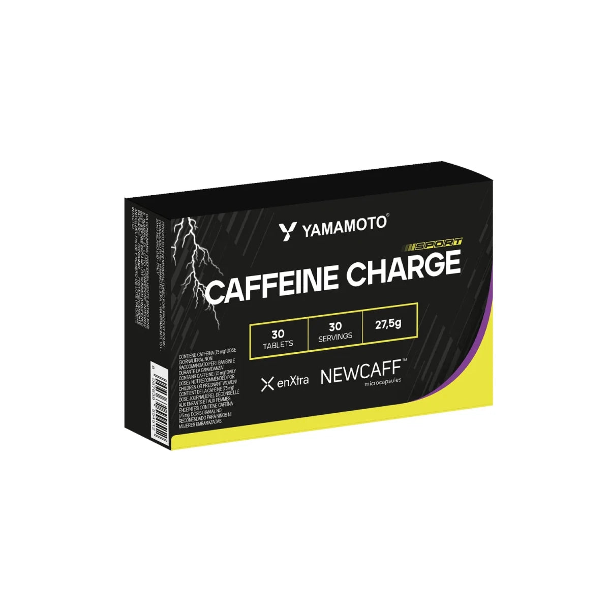 Yamamoto Sport Caffeine Charge Pre-Workout 30 Compresse - Fight Club Store