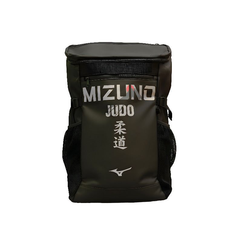 Zaino sportivo Mizuno Fuji versione argento con dimensioni 52x33x18 cm.