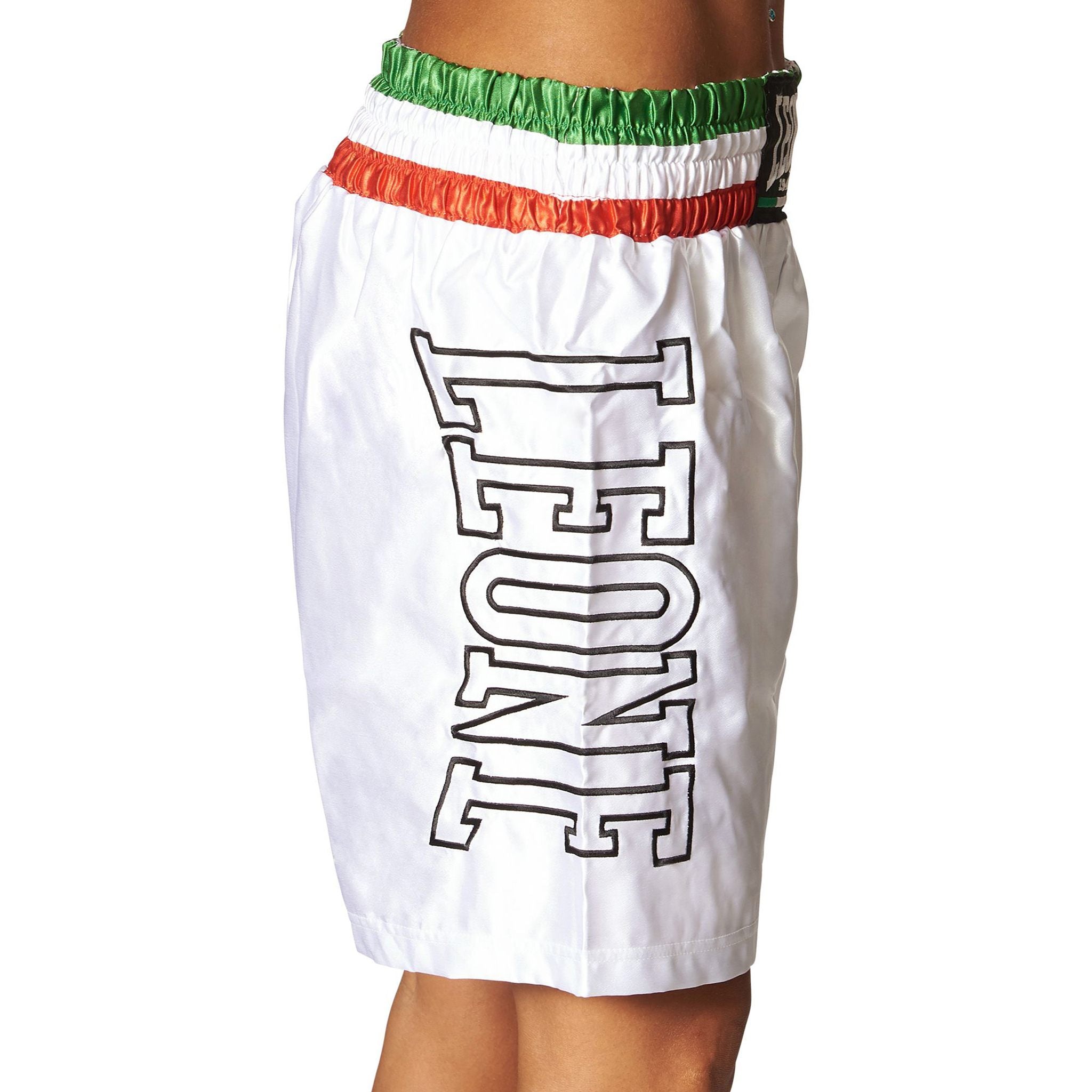 Pantalones cortos de boxeo Leone con banda tricolor