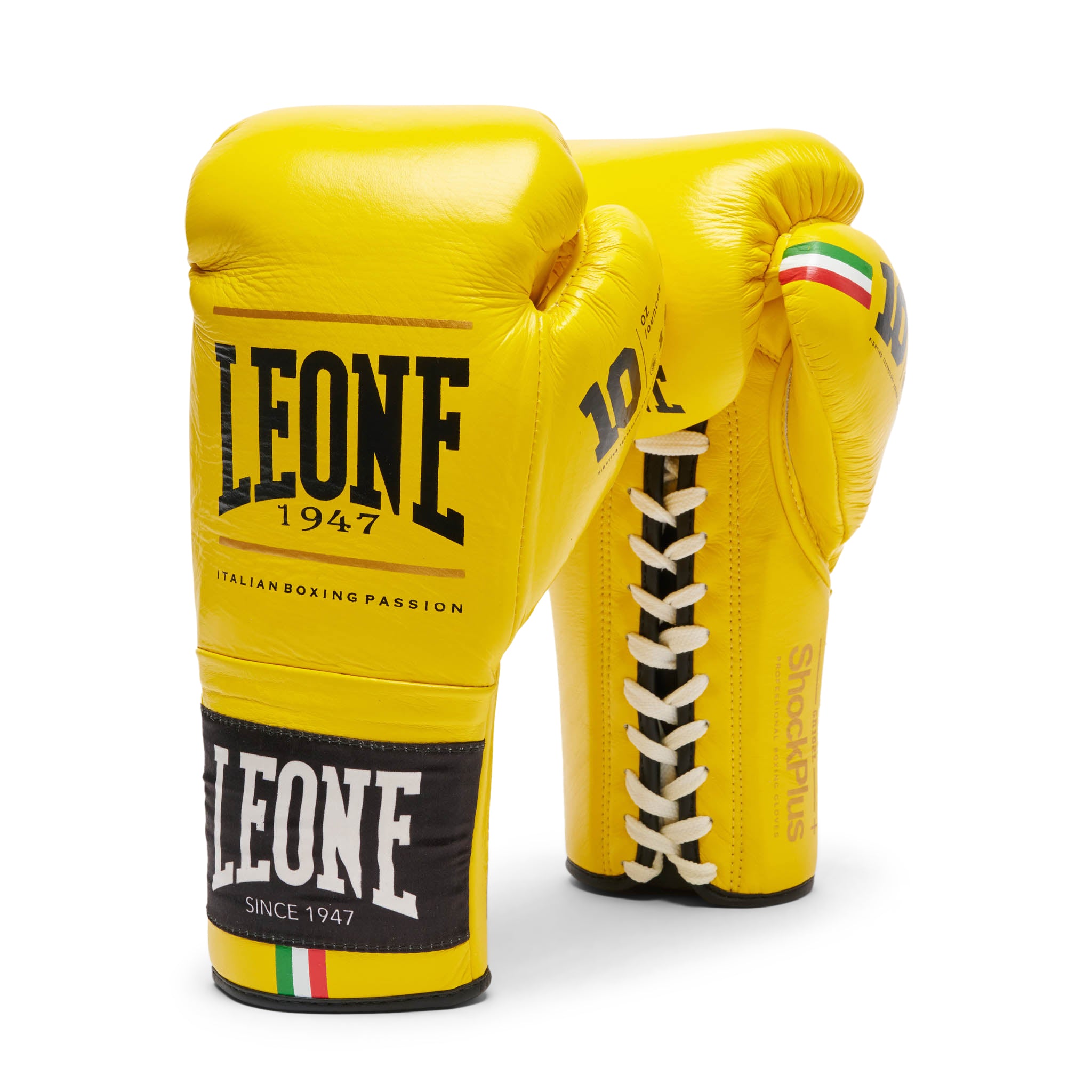 Guantes con cordones Leone Shock Boxeo Plus