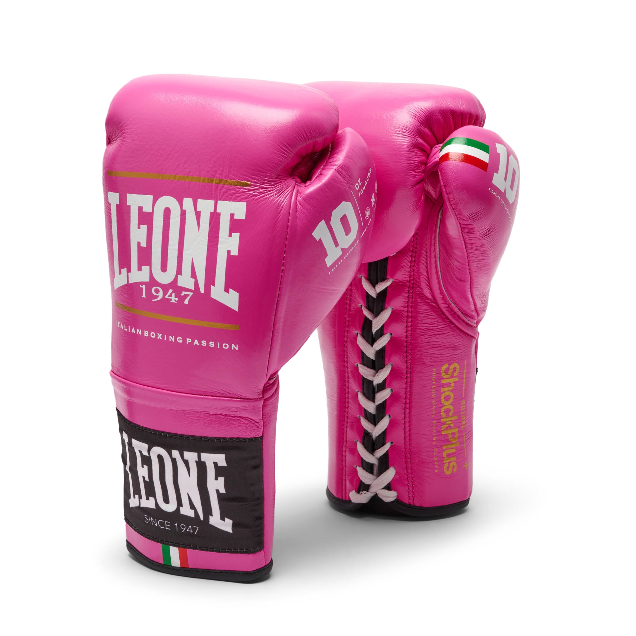 Guantes con cordones Leone Shock Boxeo Plus