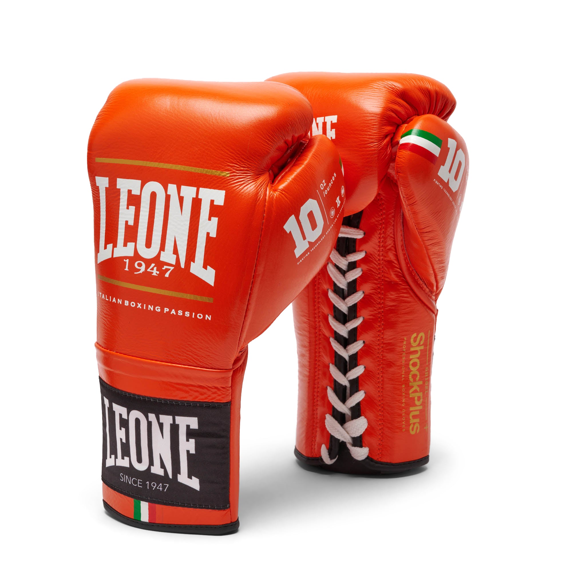 Guantes con cordones Leone Shock Boxeo Plus