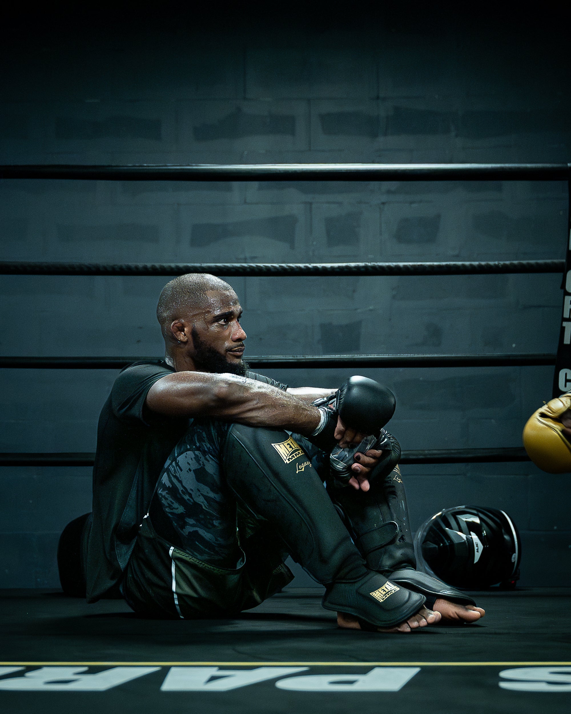 Espinillera y protector de pie Muay Thai Legacy Metal Boxe