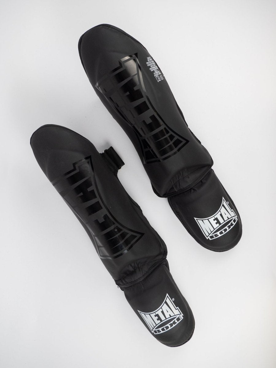 Paratibia con Parapiede Black Light – Leggerezza e Protezione Anatomica - Fight Club Store