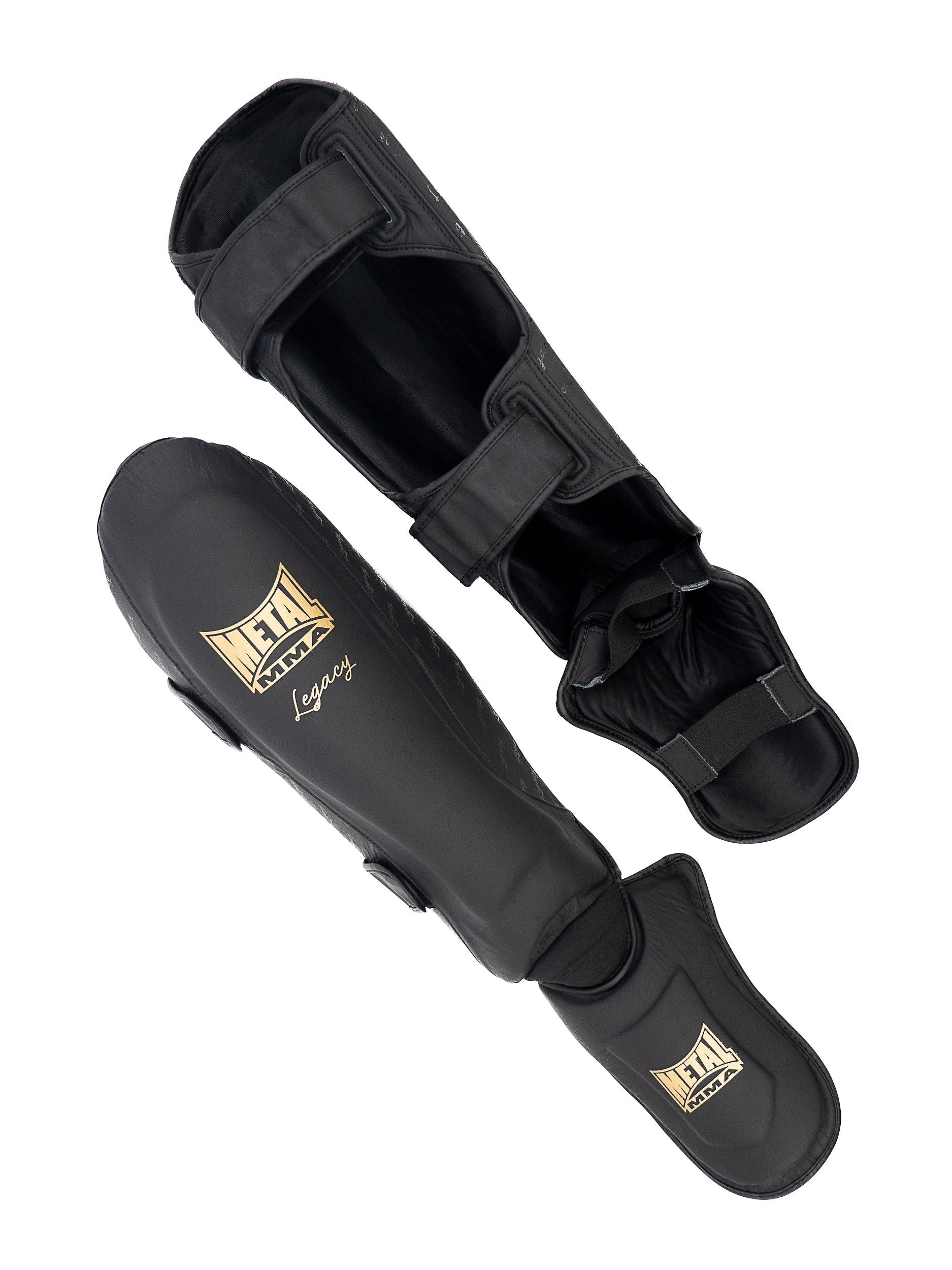 Espinillera y protector de pie Muay Thai Legacy Metal Boxe