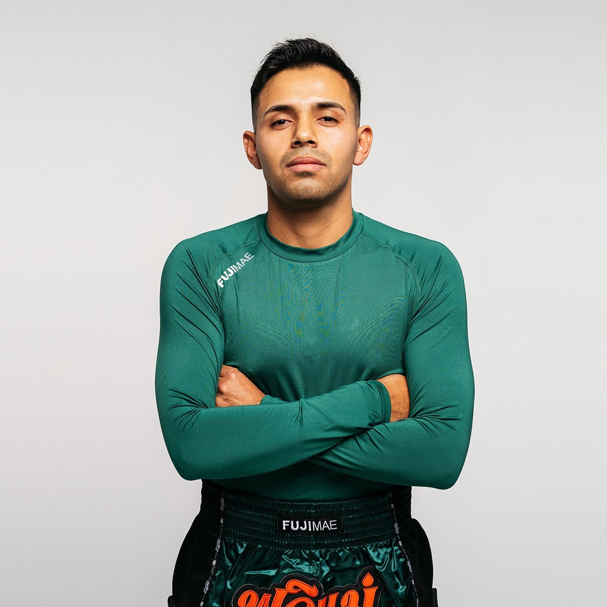 Camiseta ajustada de manga larga Fujimae