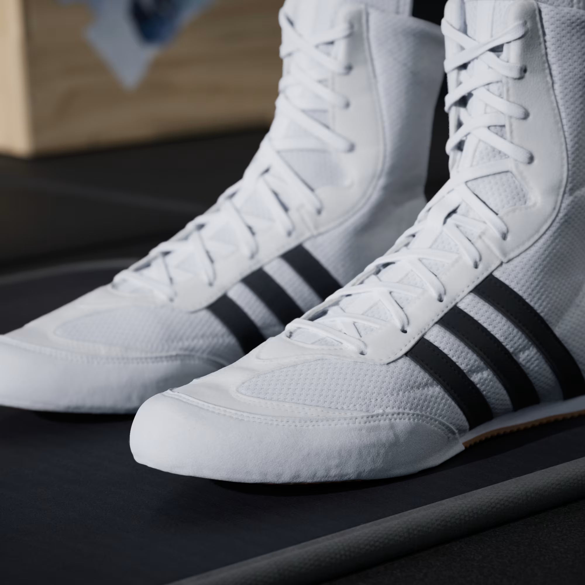 Zapatos de Boxeo Blancos Adidas Box Hog 2
