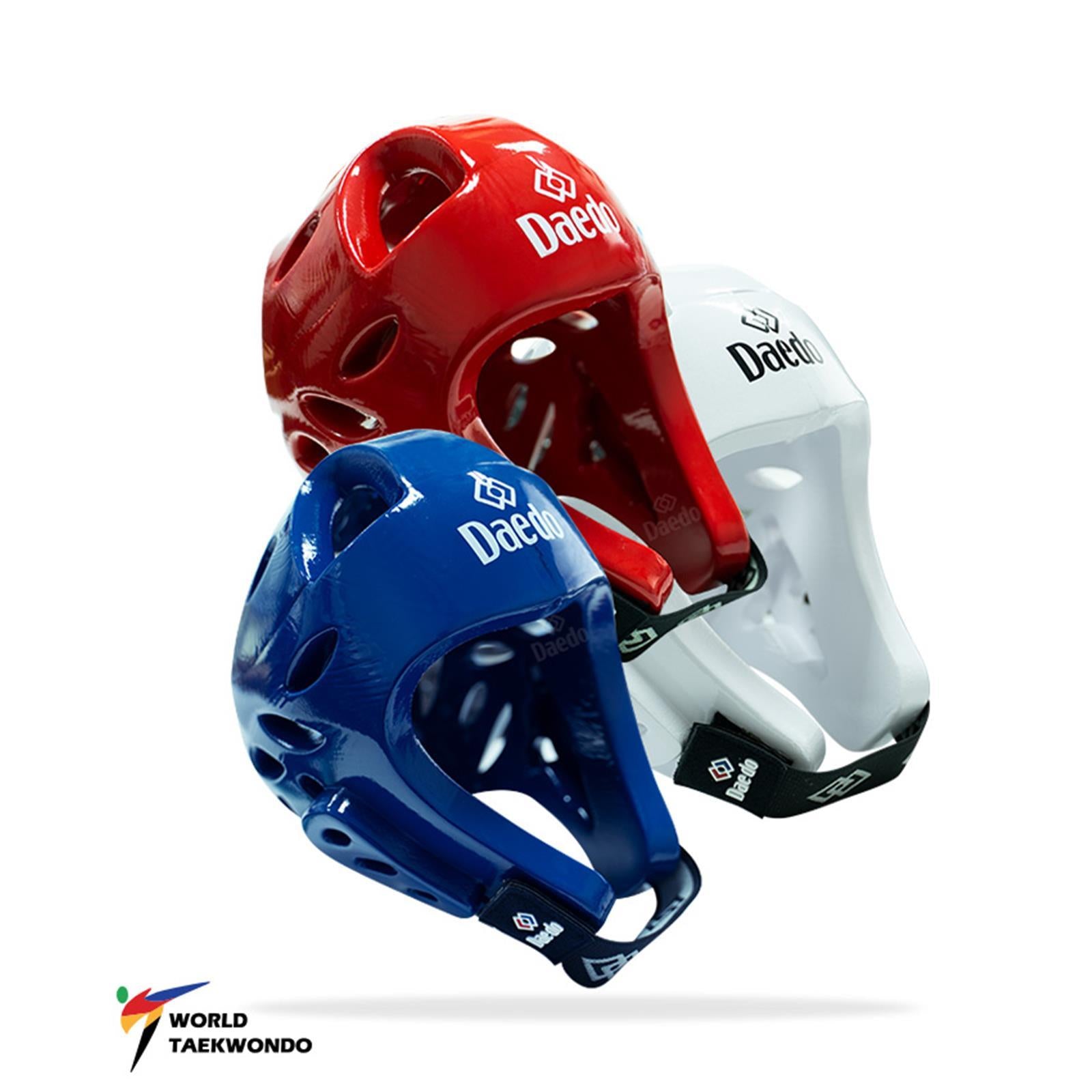 CASCO rosso TAEKWONDO Daedo OMOLOGATO WT