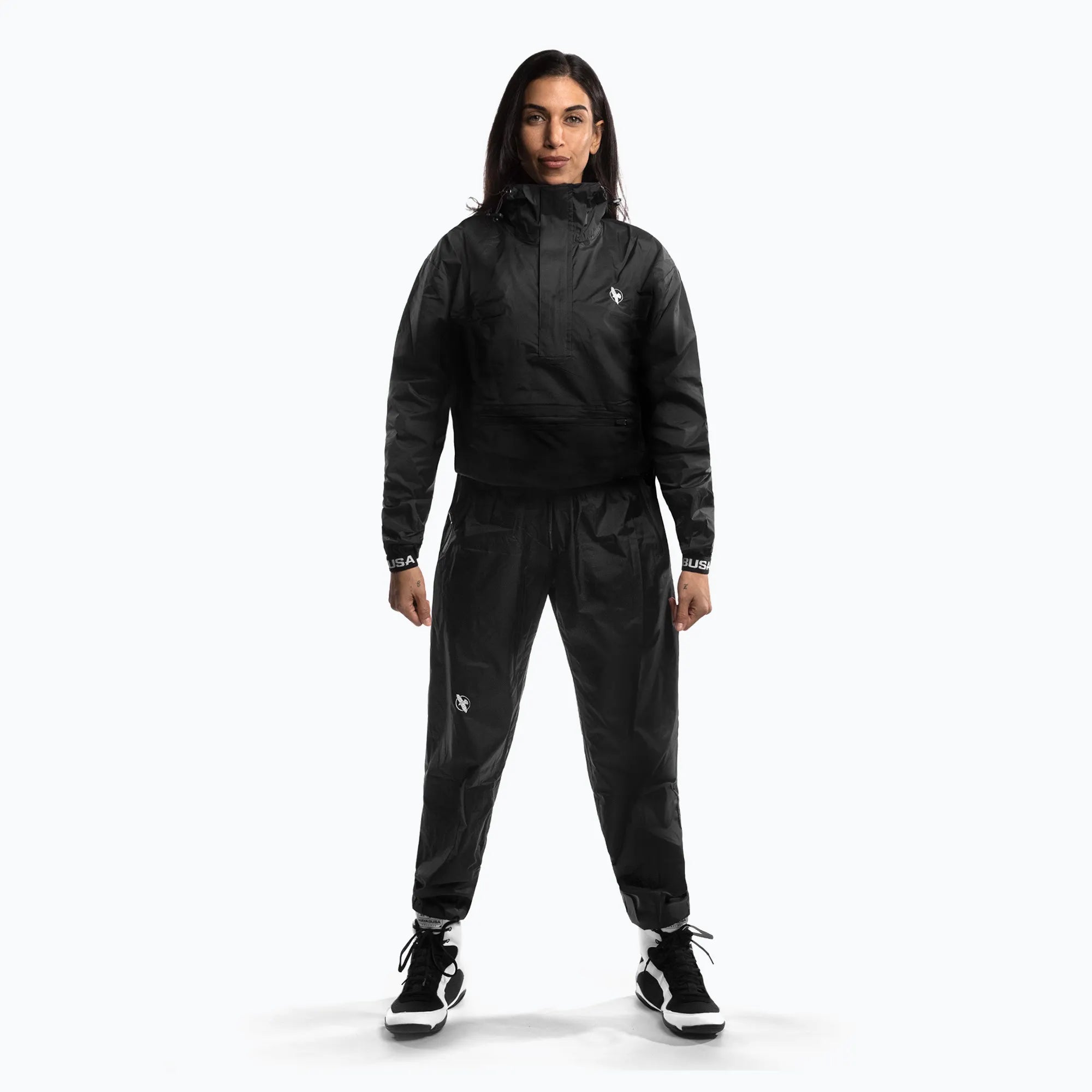 Combinaison Sauna Hayabusa avec Capuche | Combinaison de Transpiration Professionnelle