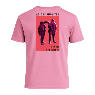 Adidas BJJ Camiseta Algodón Rosa