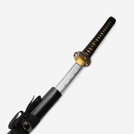 Katana in Acciaio Maru Nera da Allenamento