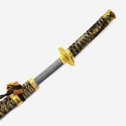 Tachi Decorativo in Acciaio Inox Nero e Oro