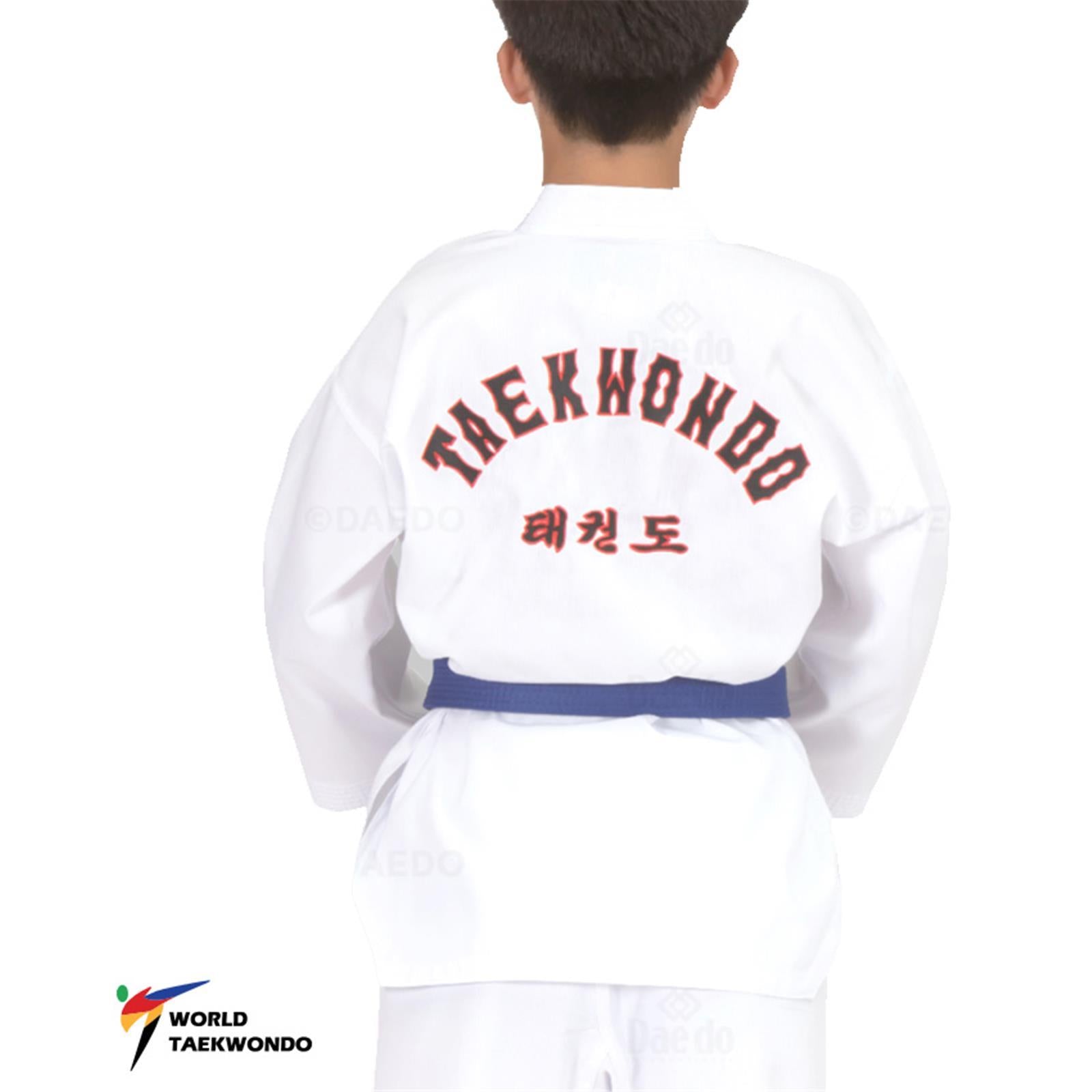 DOBOK Taekwondo con Estampado en la Espalda DAEDO WT