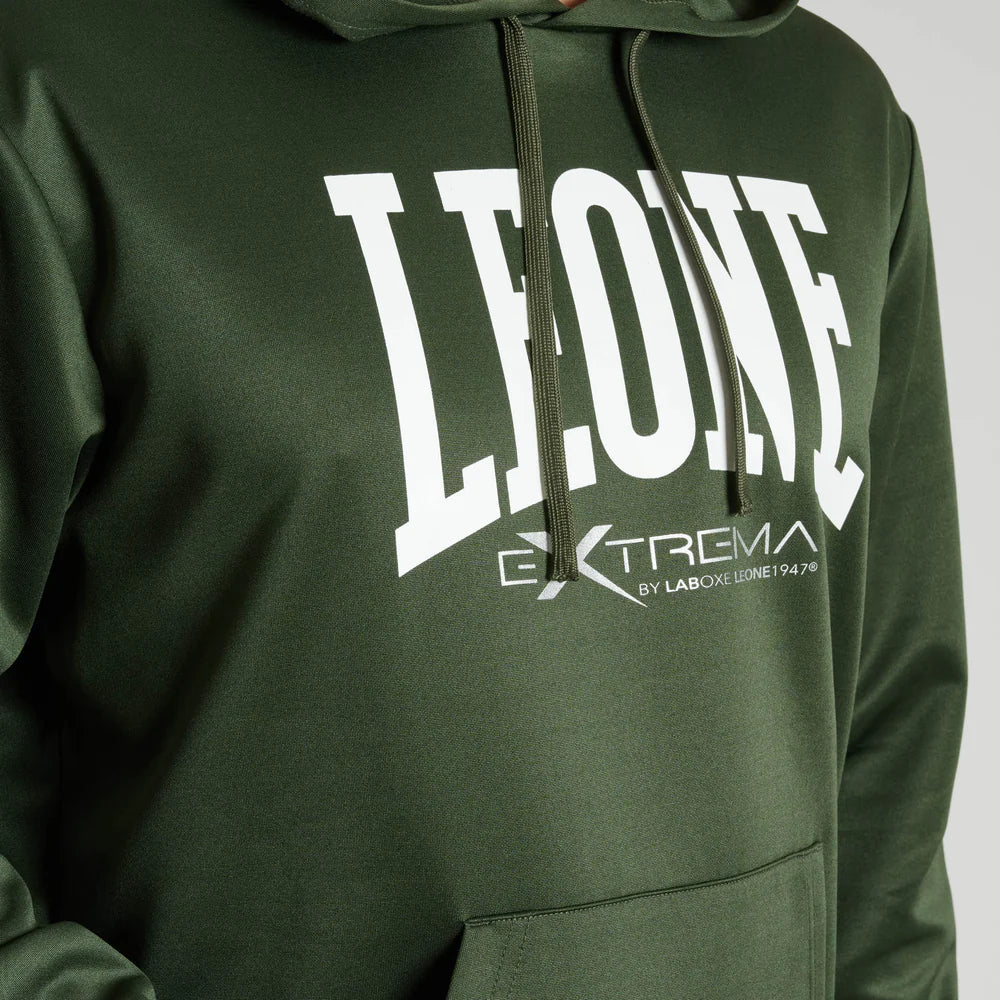 Sweat à capuche avec logo Leone