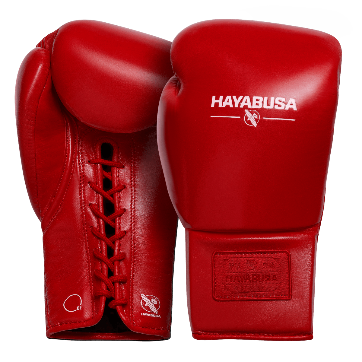 Par de luvas de boxe vermelhas Hayabusa Pro Lace, visão geral