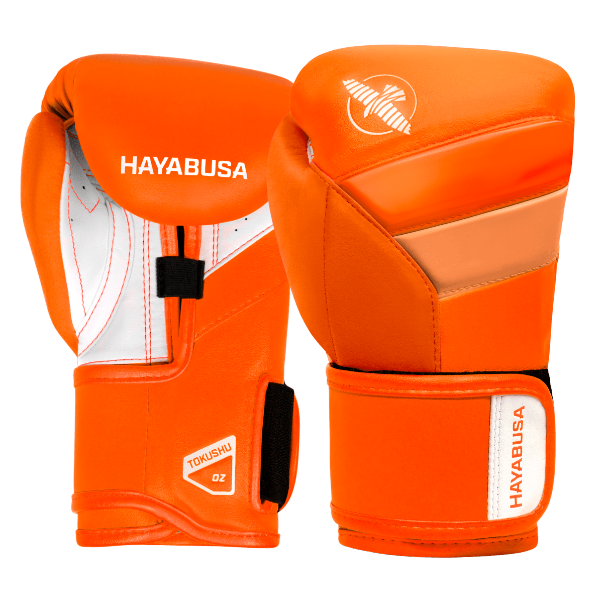 Luvas de boxe Hayabusa T3 laranja neon para jovens campeões