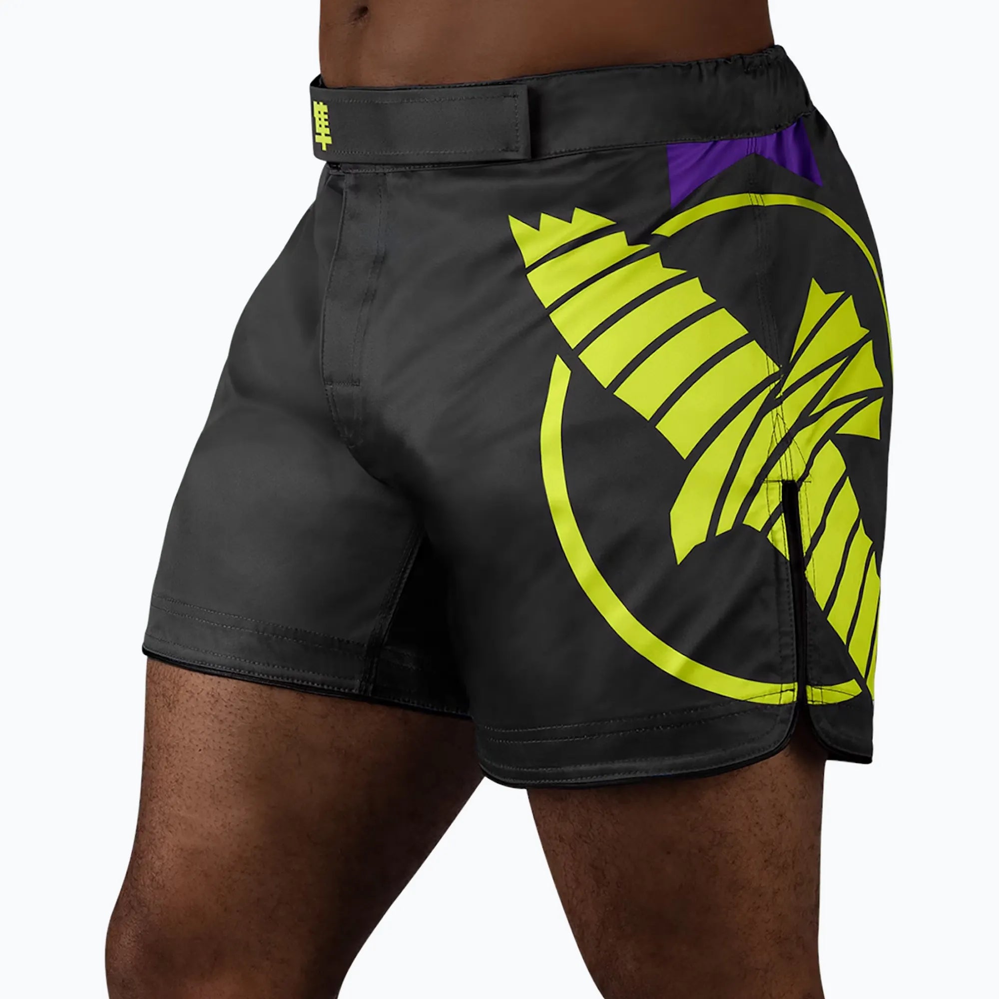 Pantalones cortos Hayabusa Icon hasta mitad del muslo - Ideales para artes marciales mixtas y lucha agarrada
