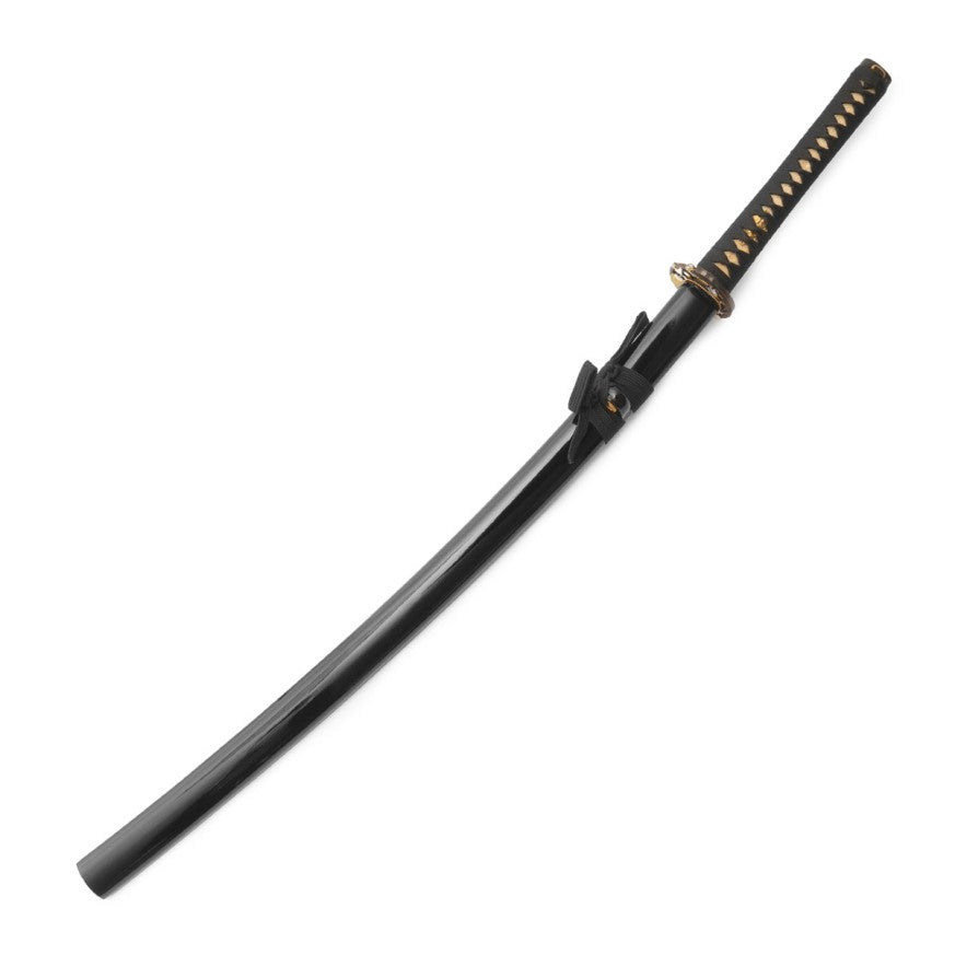 Katana in Acciaio Maru Nera da Allenamento