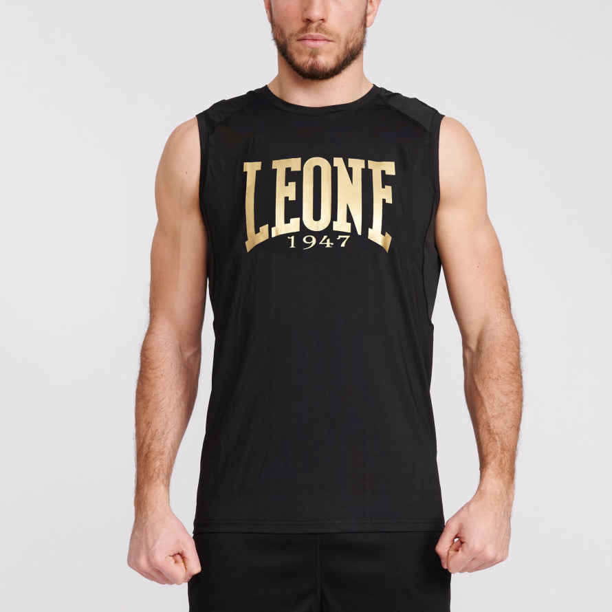 Camiseta sin mangas Leone ADN Negro Oro