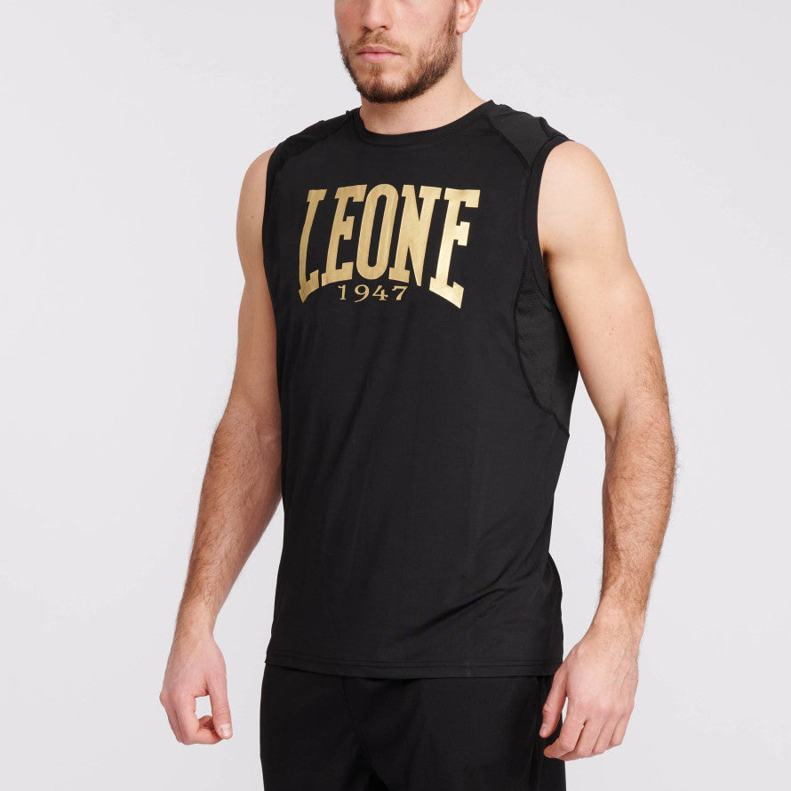 Camiseta sin mangas Leone ADN Negro Oro