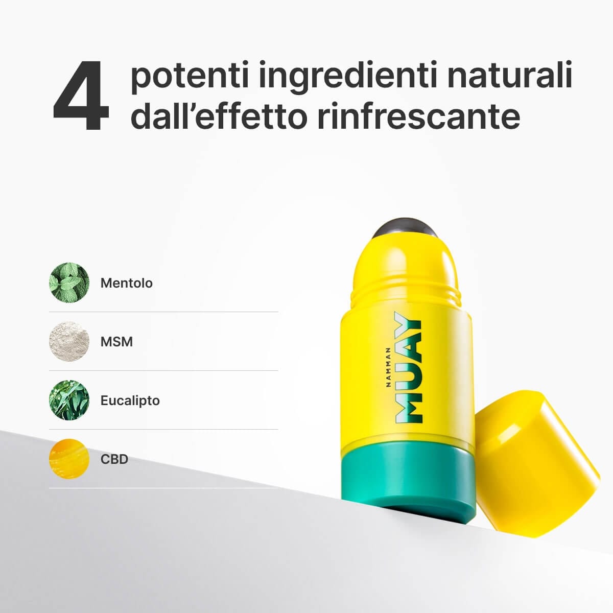 Namman Muay Rodillo Criogénico 75ml | Masajeador Muscular de Acero