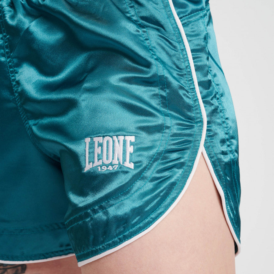 Pantalones cortos de Muay Thai para mujer Leone Básico