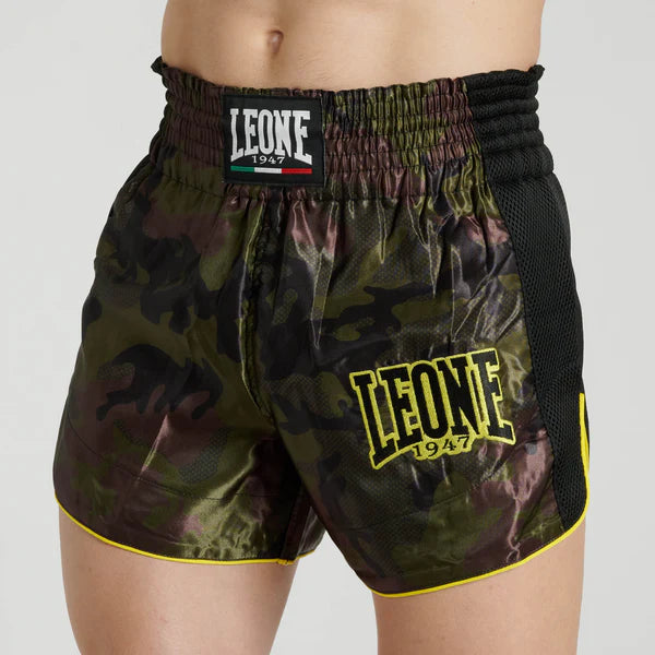 Pantalones cortos camuflaje Leone Boxeo con patadas - Muay Thai