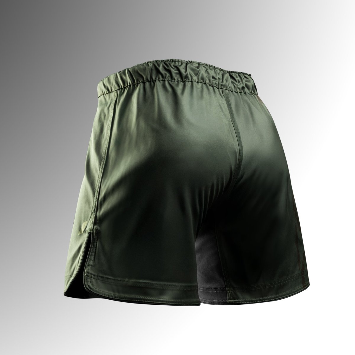mma-shorts-hayabusa-apex-medio-muslo-espalda verde