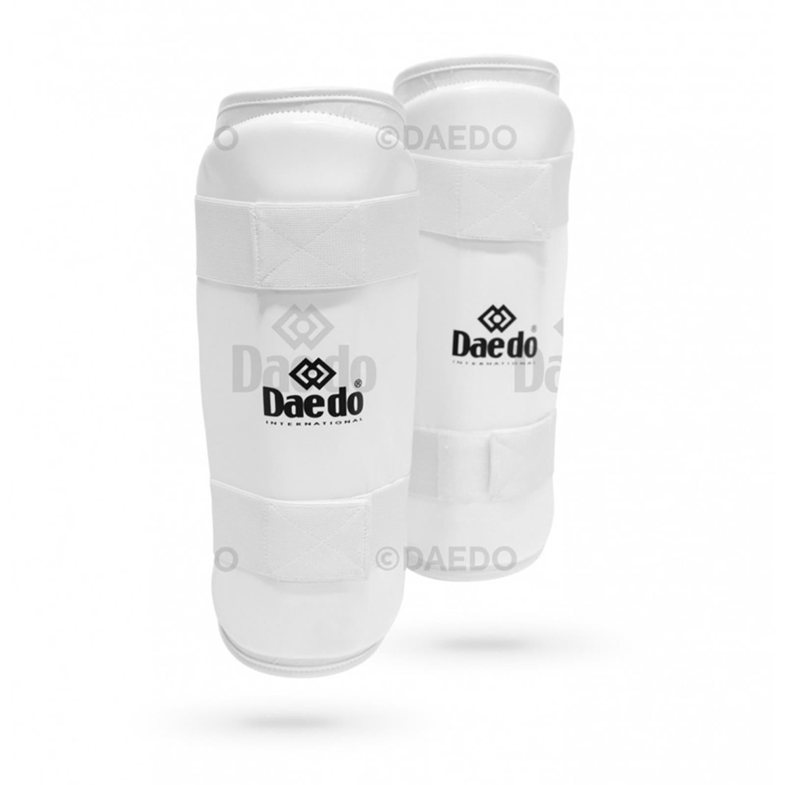 Protège-tibias sans pied blancs