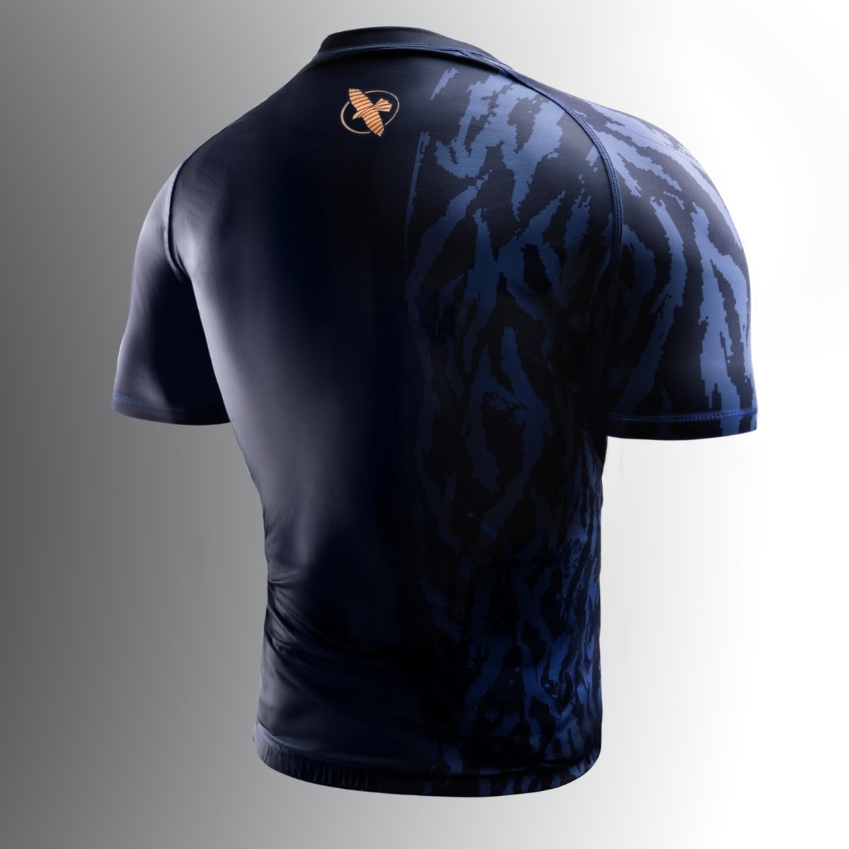 Parte trasera de la lycra técnica azul Hayabusa Apex para agarre