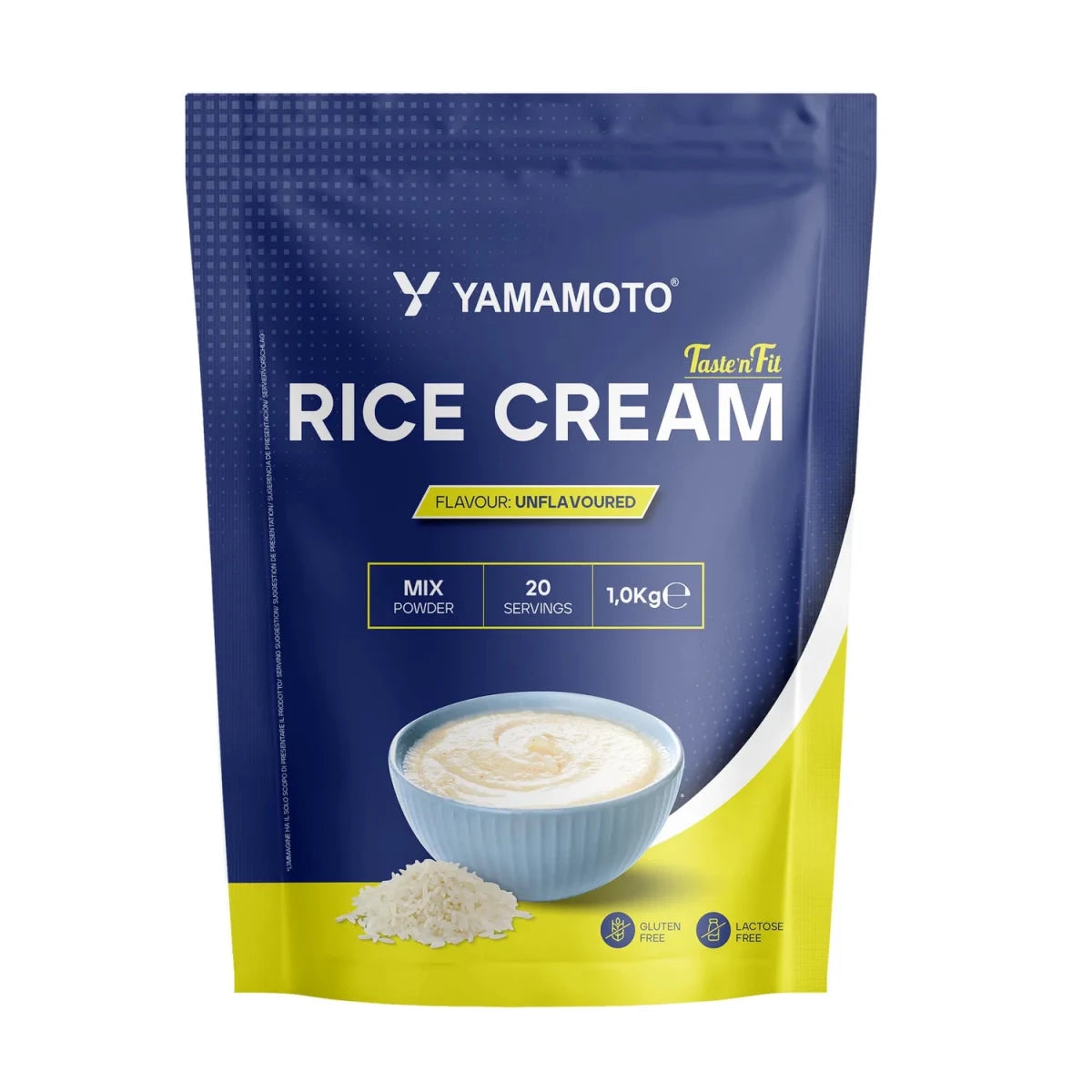 Paquete de 1000g de Crema de Arroz Taste'n Fit de Yamamoto Nutrition