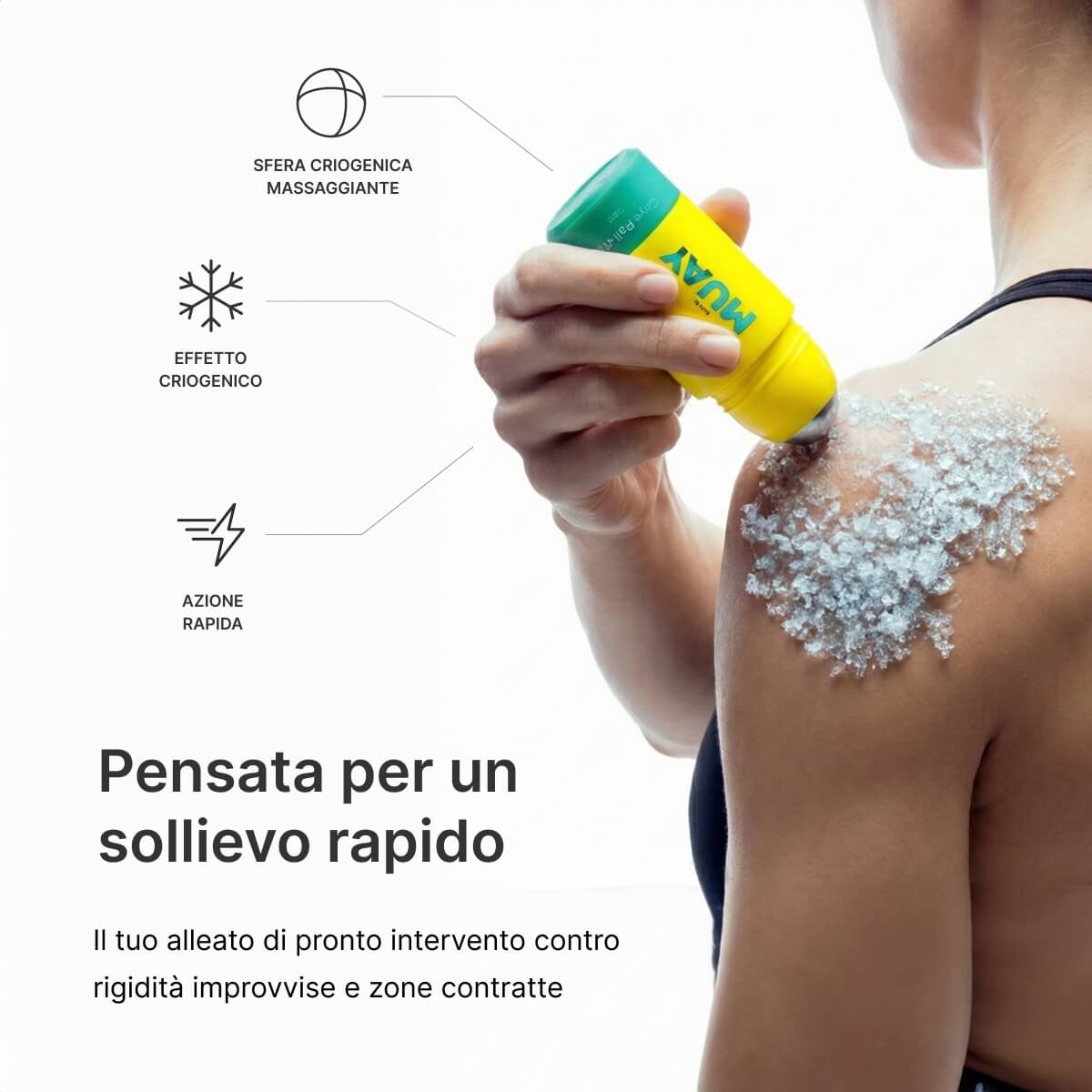 Namman Muay Rodillo Criogénico 75ml | Masajeador Muscular de Acero