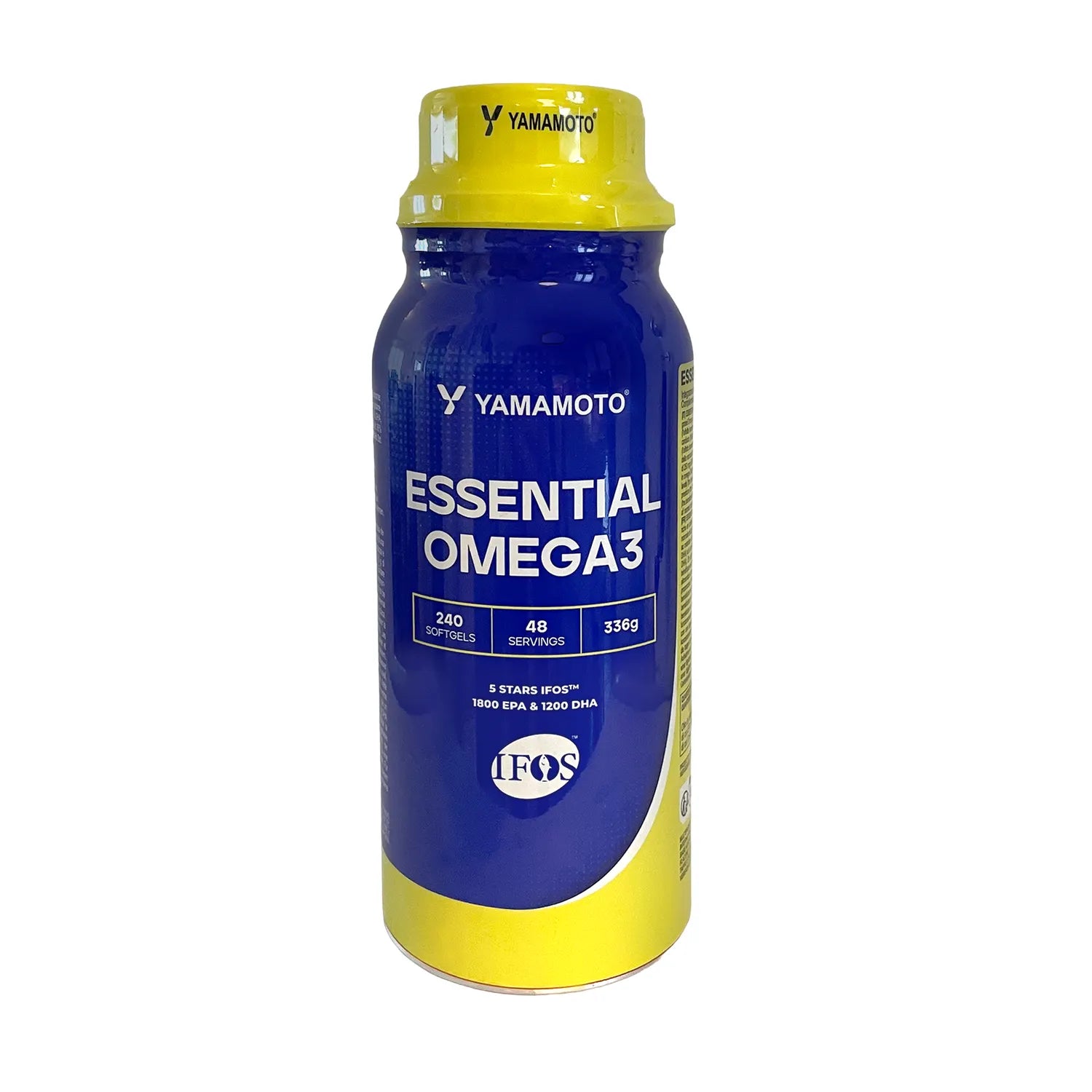 Confezione da 240 softgel di Essential Omega-3 IFOS™ Yamamoto Nutrition