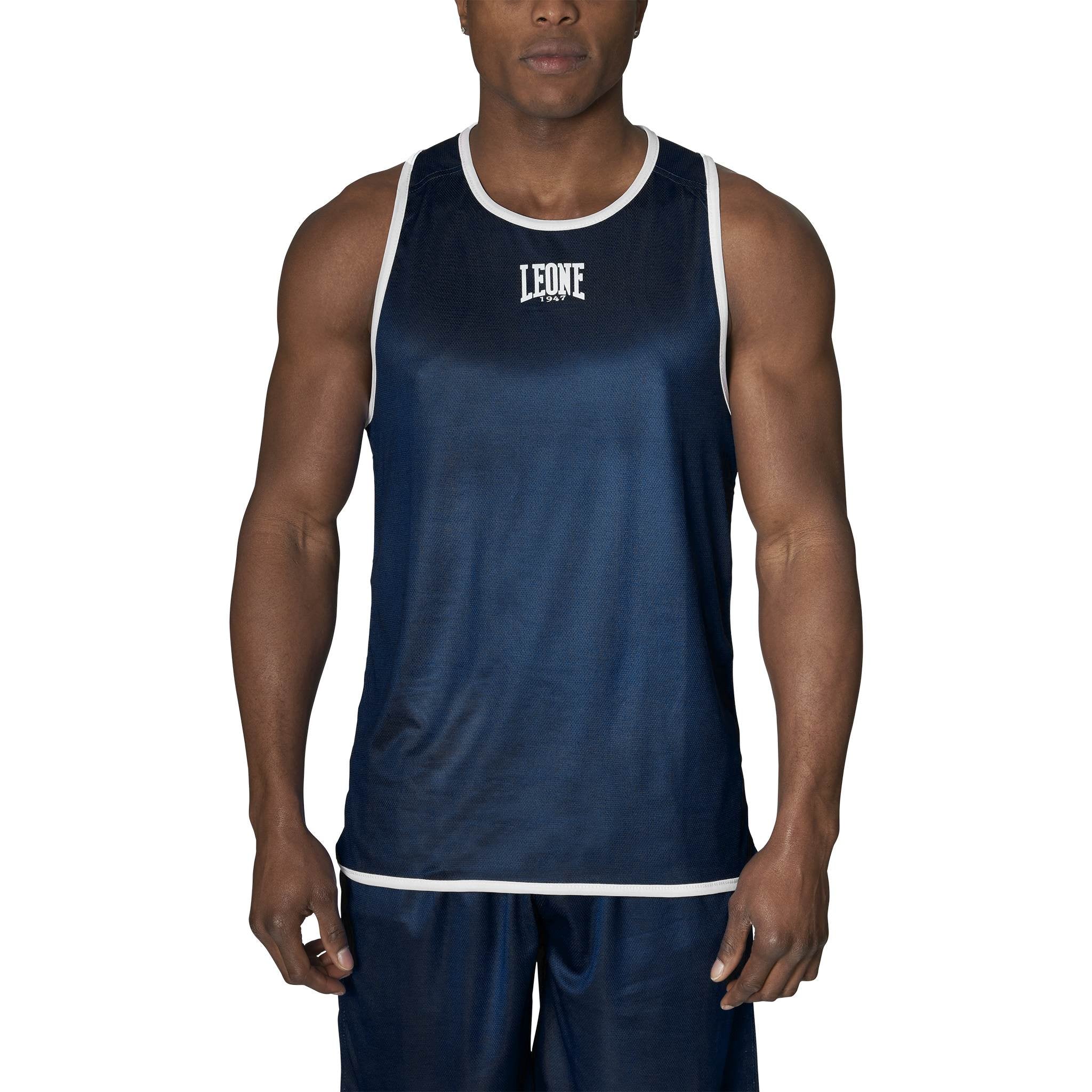 Leone Boxing Double Reversible Red Blue Singlet