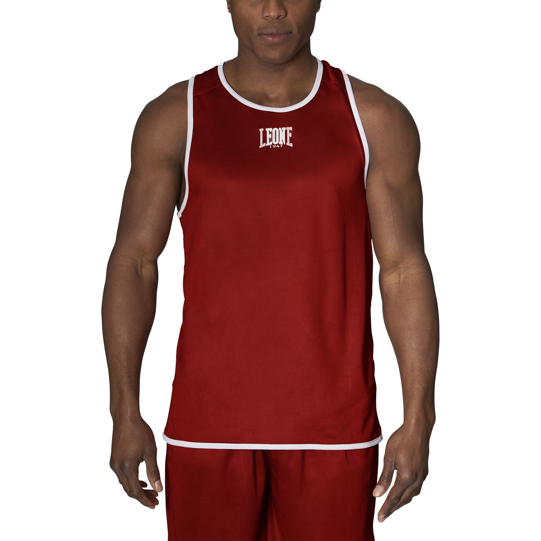 Leone Boxing Double Reversible Red Blue Singlet